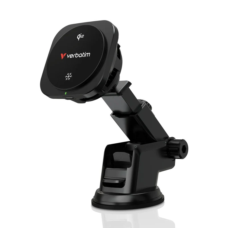 Verbatim Charge 'n' Drive Qi2 Smartphone Nero USB Carica wireless Ricarica rapida Auto [31861]
