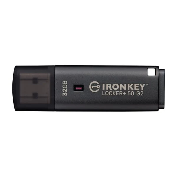 Kingston Technology IronKey 32GB Locker Plus 50 G2, FIPS 197, AES-256 [IKLP50G2/32GB]