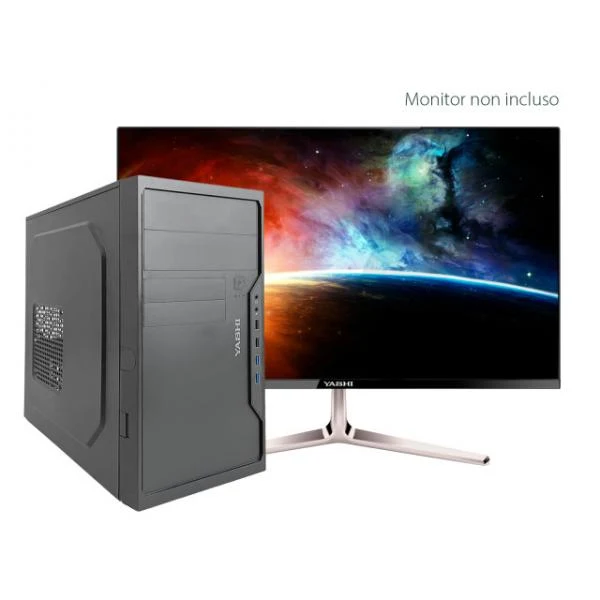 YASHI YY13254 PC Intel Core i3 i3-14100 8 GB DDR4-SDRAM 512 GB SSD Windows 11 Pro Mini Tower Nero [YY13254]