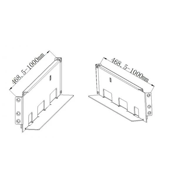 Hikvision R SERIES UPS RACK SLIDE 4-POST accessorio per gruppi di continuità (UPS) [RSERIESRACKSLIDE]