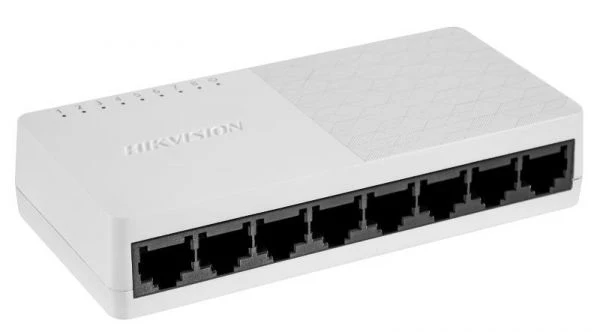 L2, UNMANAGED, 8 GIGABIT RJ45 PORTS,DESKTOP SWITCH [DS-3E0508D-O]