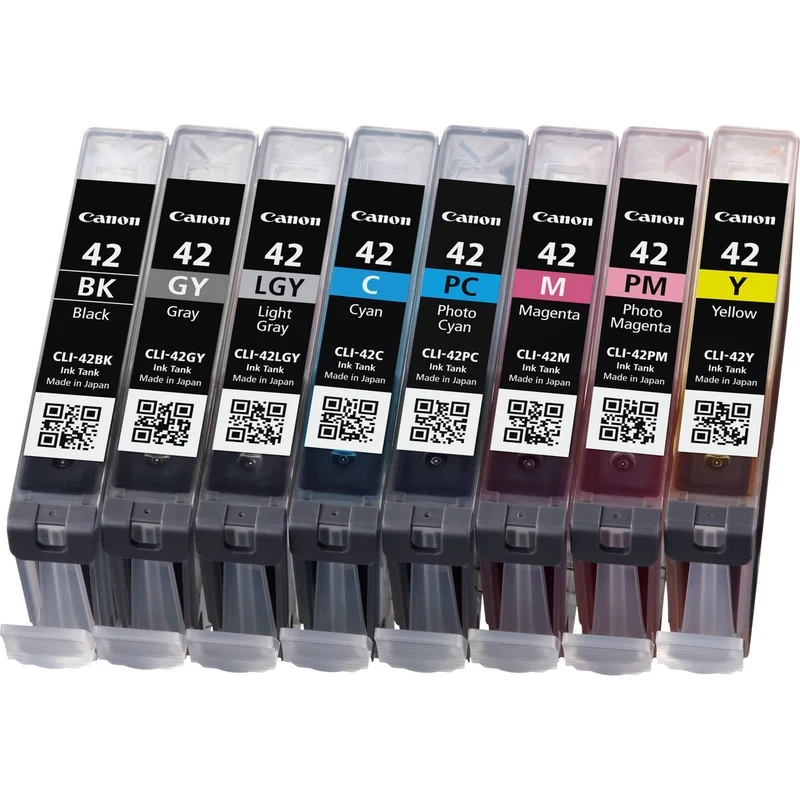 Canon 8 Cartucce d'inchiostro Multipack CLI-42 BK/GY/LGY/C/M/Y/PC/PM [6384B010]