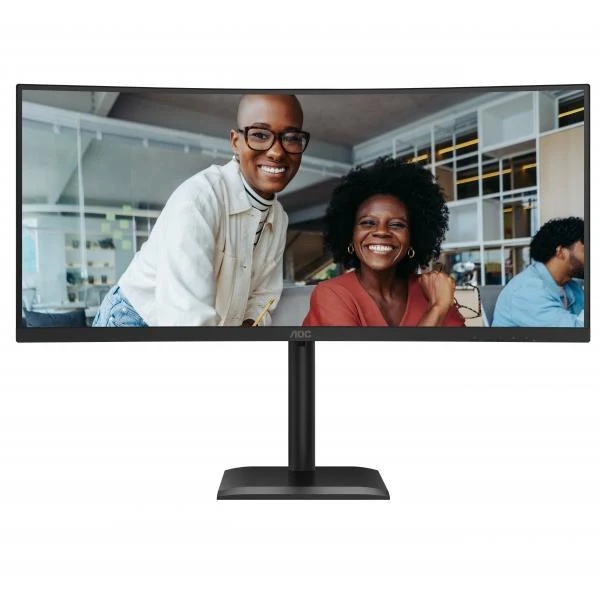 AOC MONITOR CURVO 34 LED VA UWQHD 21:9 4MS 120hz 350 CDM, REG ALTEZZA, USB-C, DP/HDMI, MULTIM [CU34E4CV]