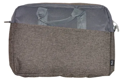 LINK BORSA PER NOTEBOOK 15.6 IN PLASTICA RICICLATA RPET 42X29X6 GRIGIO [LKEL01PA]
