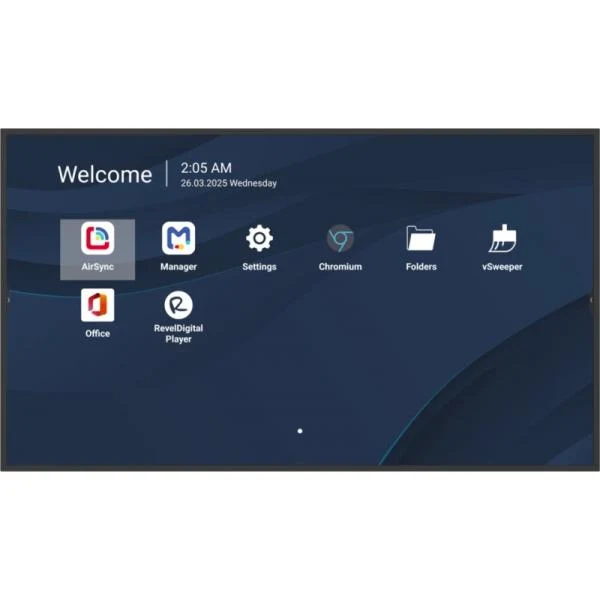 Viewsonic ViewBoard LED large format display 43 inch 3840x2160 - 500 nits - Android 14 - 24/7 - USB-C 65W charging [CDE4331-1C]