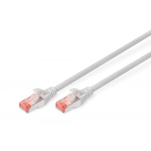 Digitus CAT 6 S-FTP patch cord - Cu - LSZH AWG 27/7 - length 1 m - Grey [DK-1644-010]