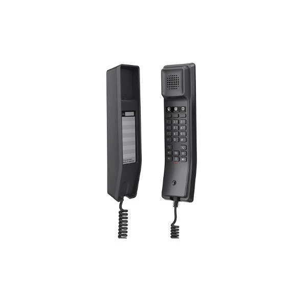 Grandstream GHP611 - IP POE Hotel Phone, Black, 2 SIP accounts, remote management via GDMS (alimentatore non incluso) [GHP611]