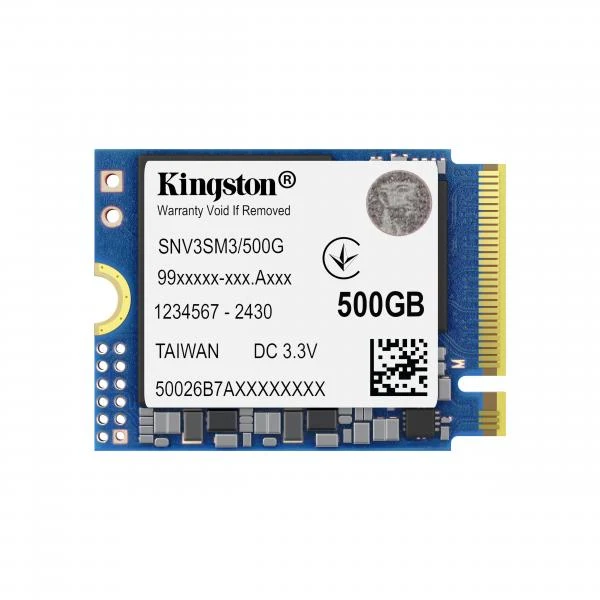 KINGSTON SSD NV3 INTERNO 500GB PIC-E M.2 2230 NVME 4.0 [SNV3SM3/500G]
