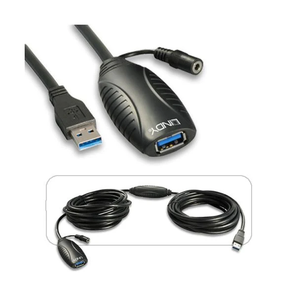 LINDY No. 43156 - Prolunga attiva USB 3.0, 10m [LIN-43156]