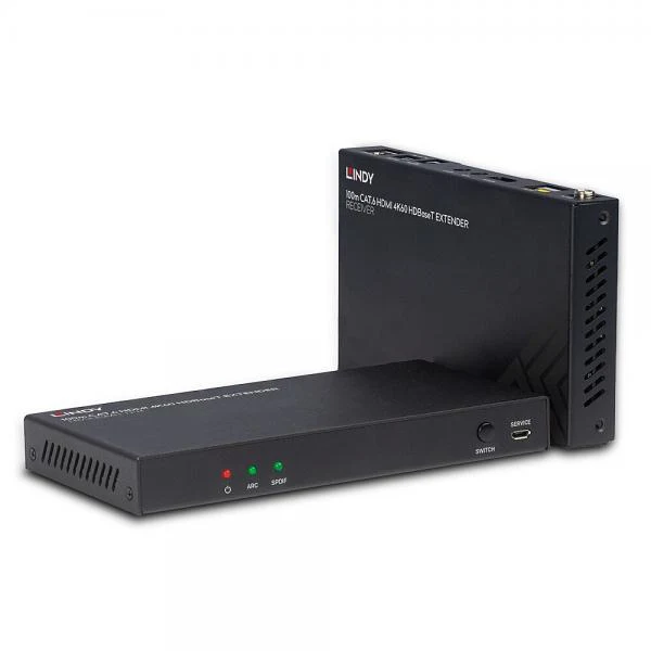 LINDY No. 38340 - Extender HDBaseT Cat.6 HDMI 4K60, Audio, IR & RS-232, 100m [LIN-38340]