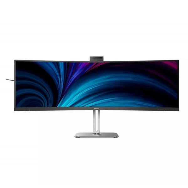 PHILIPS MONITOR CURVO 49 LED VA 32:9 4K UHD 4MS 450 CDM, REG ALTEZZA, USB-C DOCK, WEBCAM, DP/HDMI [49B2U5900CH]