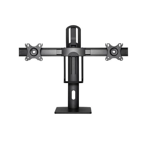 HM-SPMSD200 Supporto da tavolo per 2 monitor regolabile in altezza. Attacco VESA. Max 2 x 27" / 6Kg [HM-SPMSD200]