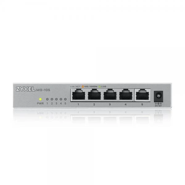 Zyxel XMG-105 Non gestito 2.5G Ethernet (100/1000/2500) Grigio [XMG-105-ZZ0101F]