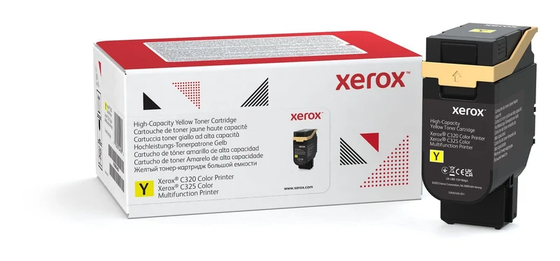 Xerox Cartuccia toner Giallo a Alta capacità da 5500 Pagine per Stampante a colori C320/multifunzione a colori C325 (006R04830) [006R04830]
