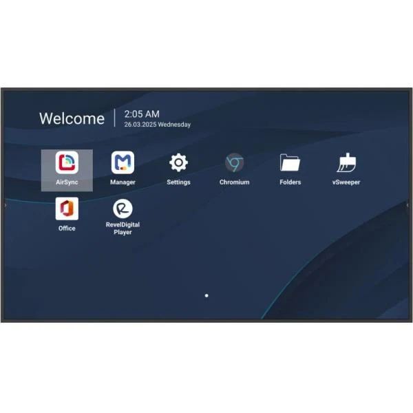 Viewsonic CDE5514-2C visualizzatore di messaggi Pannello piatto per segnaletica digitale 139,7 cm (55") LCD Wi-Fi 500 cd/m 4K Ultra HD Nero Processore integrato Android 14 24/7 [CDE5514-2C]