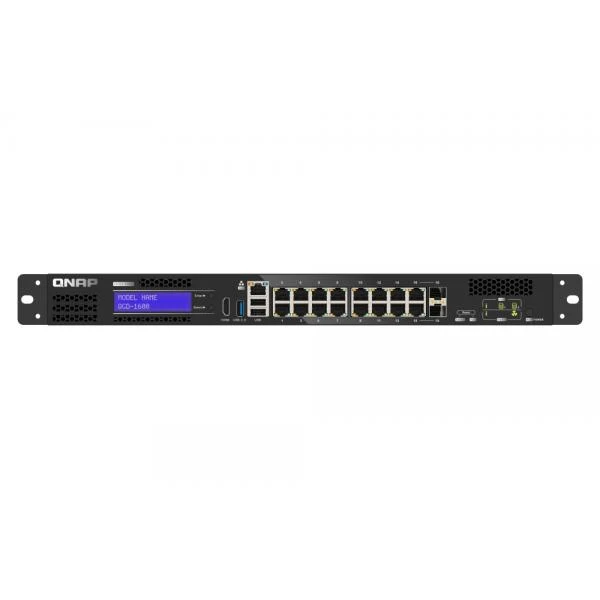 QNAP QGD-1600 Gestito Gigabit Ethernet (10/100/1000) 1U Nero, Grigio [QGD-1600-4G]