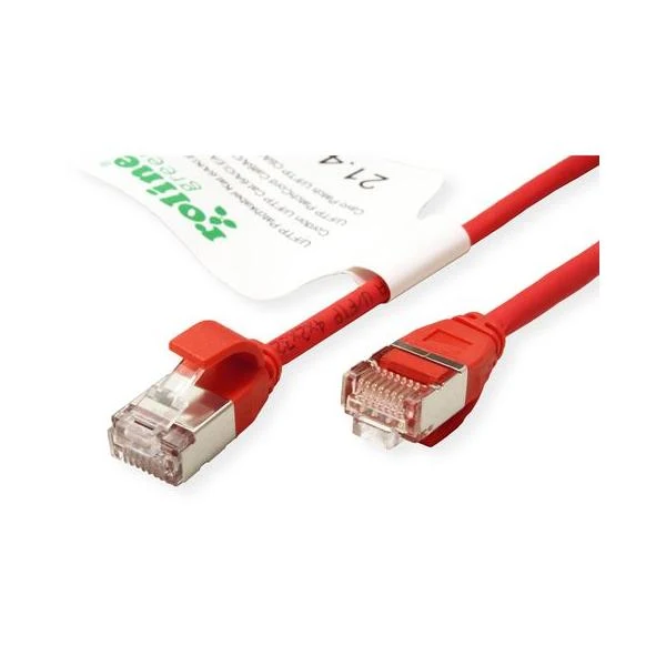 ROLINE GREEN U/FTP DATACENTER Patchcord CAT 6A/CLASS EA, LSOH/TPE, SLIM, ROSSO , 5M [21.44.3317]