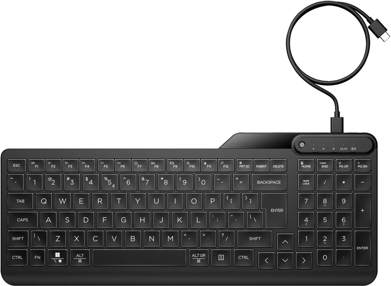 HP 405 Tastiera USB retroilluminata [7N7C1AA#ABZ]