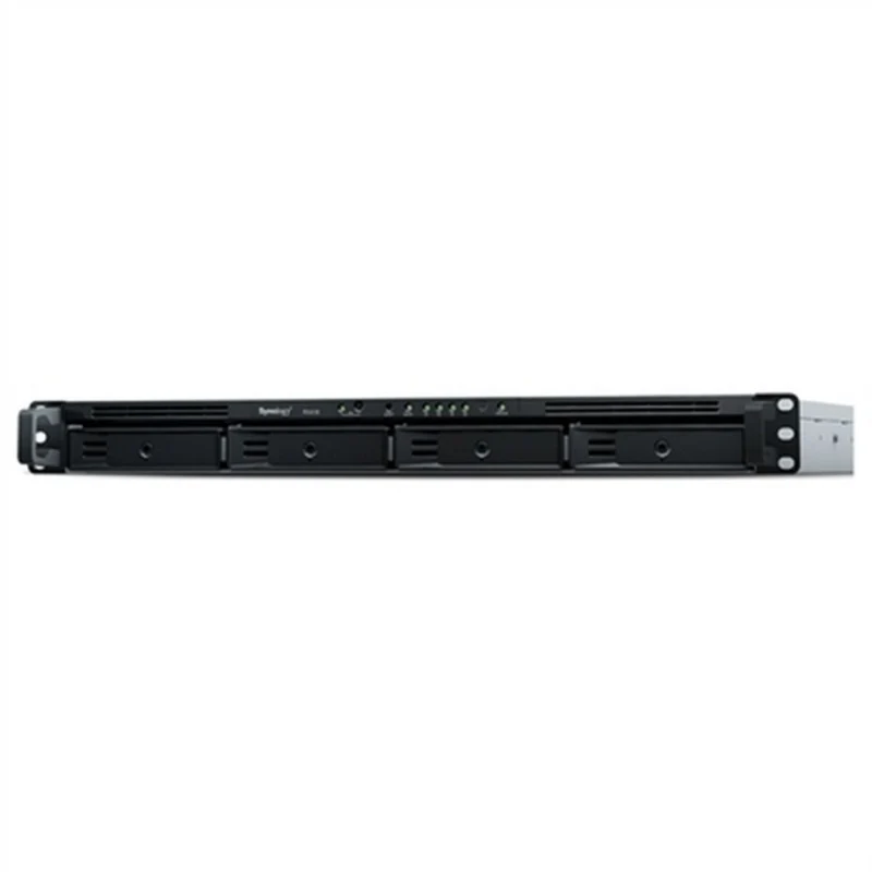 NAS Network Storage NAS Synology RX418 HDD SSD SATA 48 TB Black Silver Black/Grey
