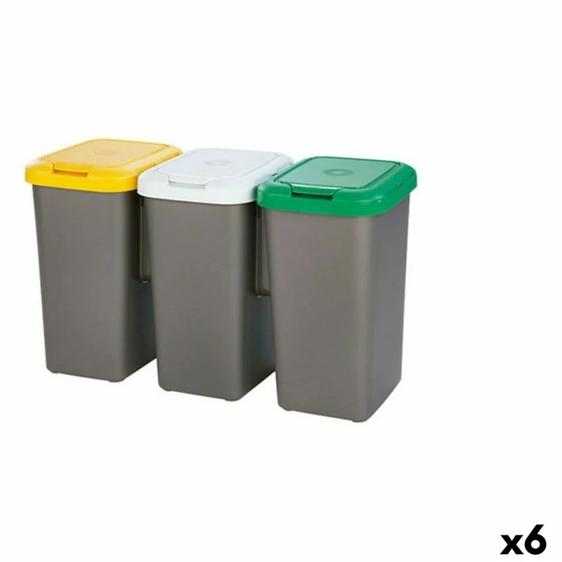 Recycling Waste Bin Tontarelli 8105744A28E (6 Units)