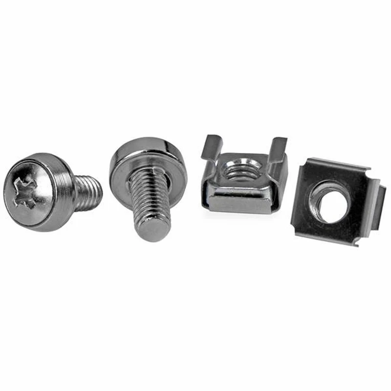 Holder Startech CABSCREWM6 Silver Stainless steel (50 Units)