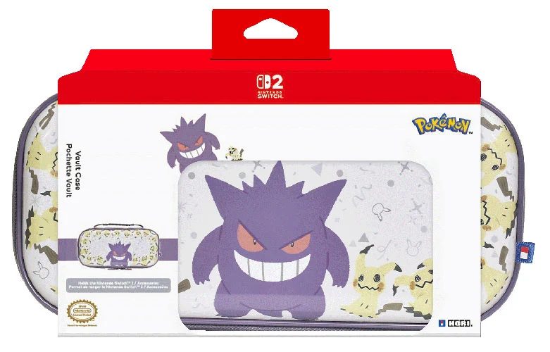 HORI Custodia per Nintendo Switch / Switch 2 Vault Case Gengar e Mimikyu