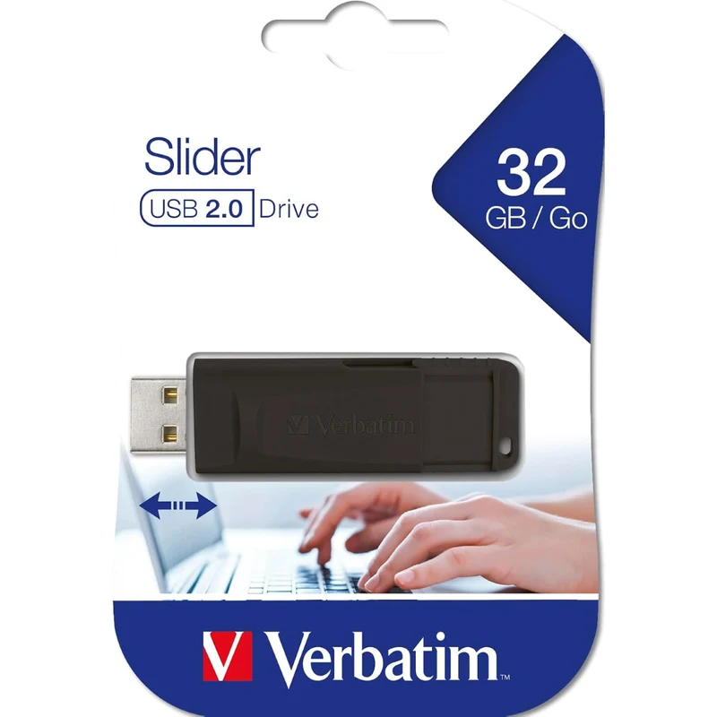 Verbatim Pendrive USB 2.0 Slider 32GB
