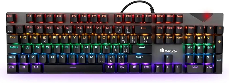 NGS Tastiera meccanica RGB da Gaming con filo programmabile