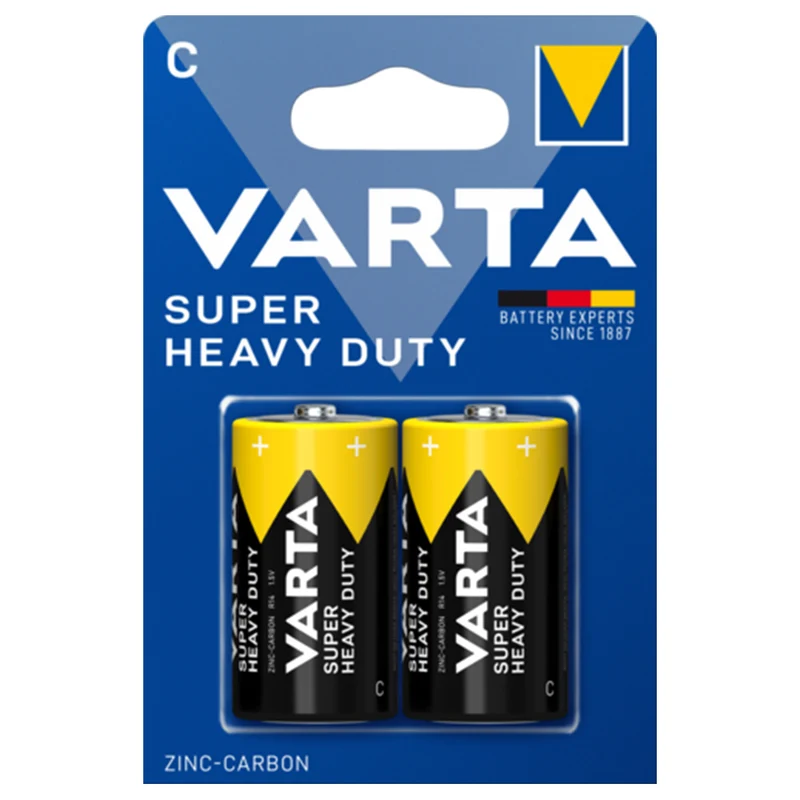 VARTA Super Heavy Duty C (Confezione da 2) – Prestazioni Affidabili e Lunga Durata
