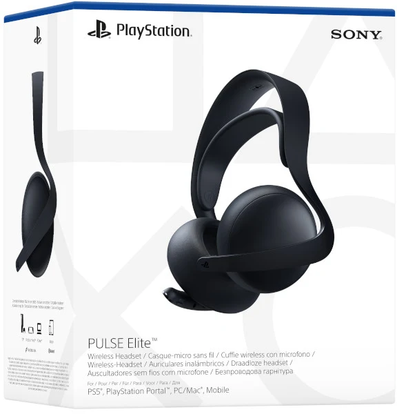 SONY Cuffie Pulse Elite con microfono Midnight Black per Playstation 5