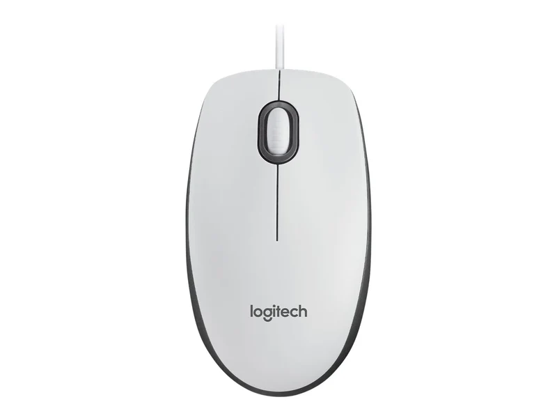 Logitech Mouse USB M100 Bianco
