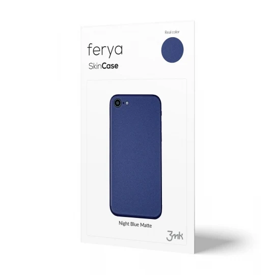 3Mk Ferya Skincase Pellicola iPhone X Night Blue Matte