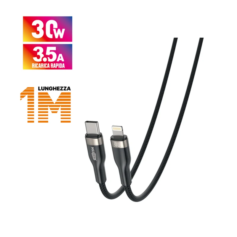 MAXEXCELL Cavo di ricarica Type-C JT309 I5