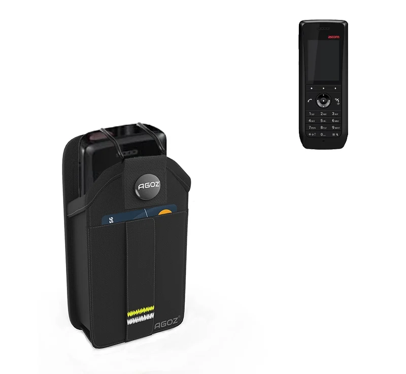 Ascom DECT Handset Case with Snap Closure and Belt Clip