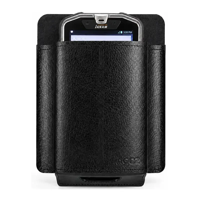 Leather Janam Handheld Scanner Case for Daily Operations | Agoz