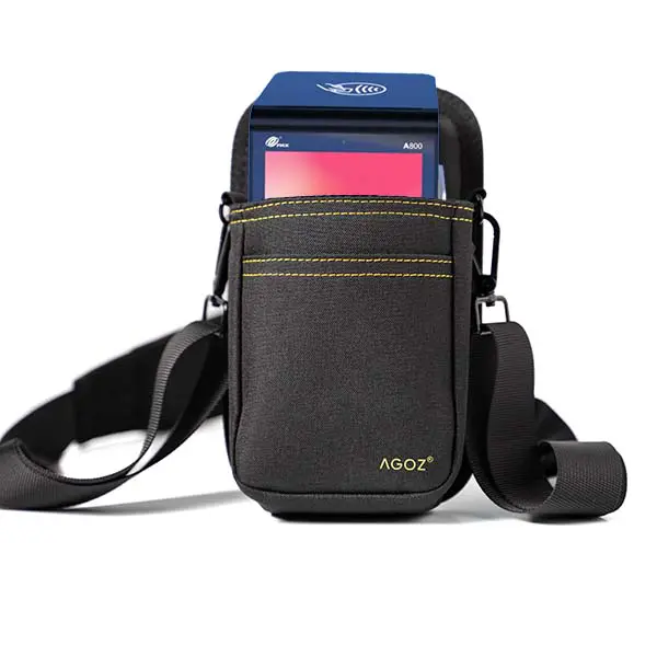 PAX A800 POS Holster with Sling Shoulder Strap & Waist Belt | Agoz