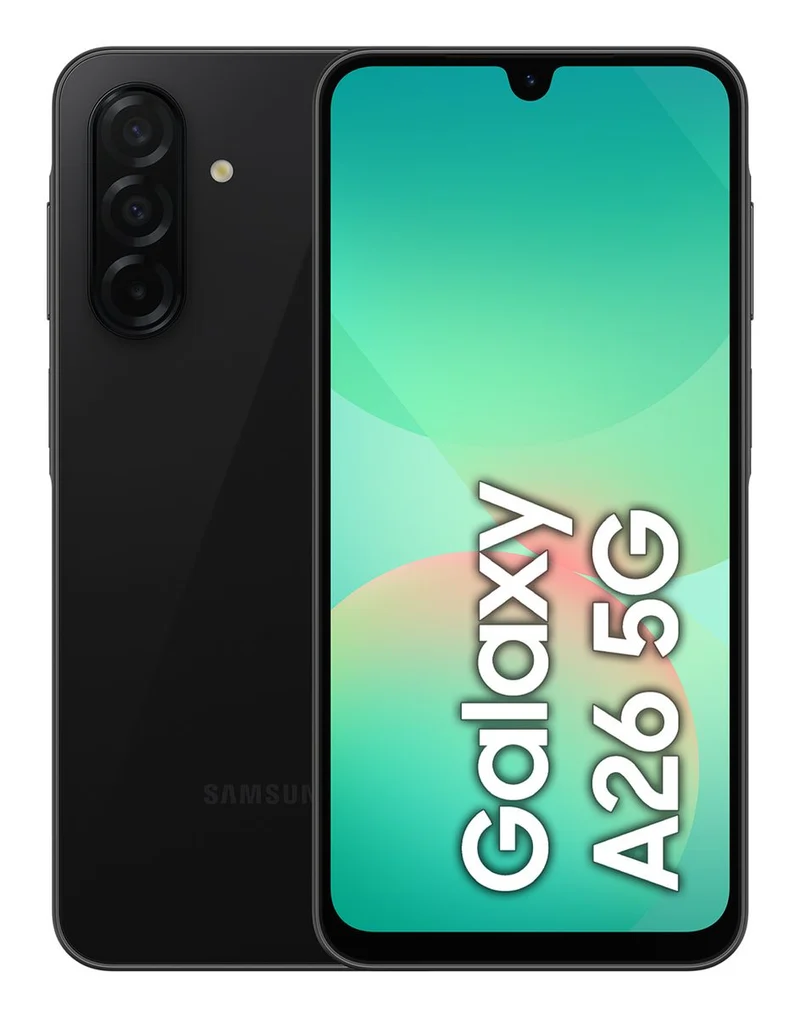 Samsung Galaxy A26 5G, Smartphone con Funzioni intelligenti, Display Super AMOLED 6.7, 8GB RAM, 256GB, Batteria 5.000 mAh, memoria espandibile, Black [SM-A266BZKCEUE]