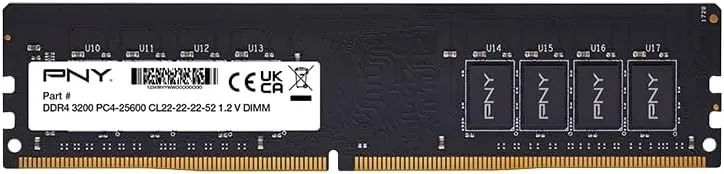 PNY MEMORIA RAM 8GB DIMM DDR4 3200MHZ [MD8GSD43200-SB]