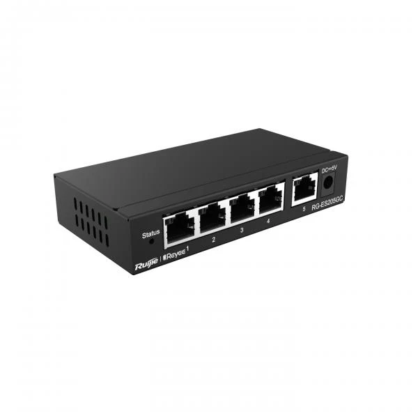 REYEE SMART SWITCH 5 PORTE GIGABIT (CHASSIS METALLICO DESKTOP) [RG-ES205GC]