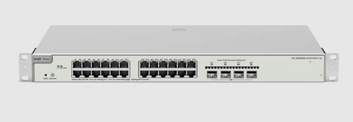 REYEE SWITCH POE 24 PORTE GIGABIT, LAYER 2+, CLOUD MANAGED, 4 PORTE UPLINK 10G SFP+, POE BUDGET 370W [RG-NBS3200]