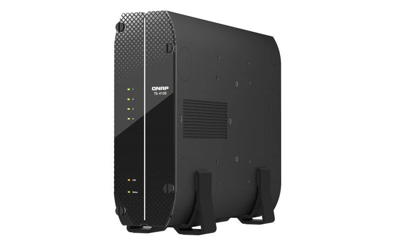 QNAP TS-410E NAS Tower Collegamento ethernet LAN Nero J6412 [TS-410E-8G]