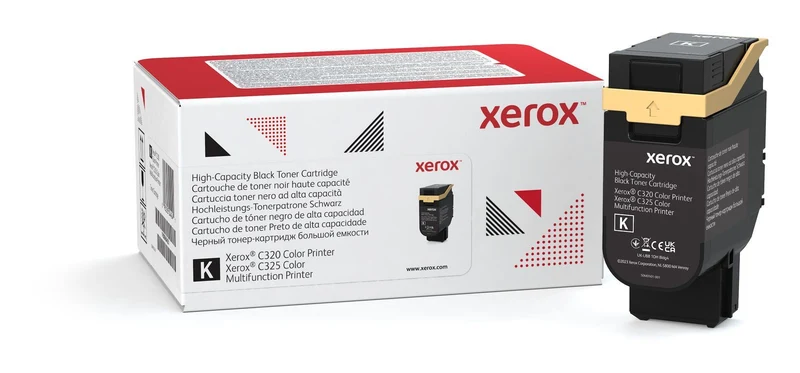 Xerox Cartuccia toner Nero a Alta capacità da 8000 Pagine per Stampante a colori C320/multifunzione a colori C325 (006R04831) [006R04831]