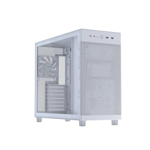 ASUS PRIME AP303 TG White Midi Tower Bianco [90DC00V3-B39010]