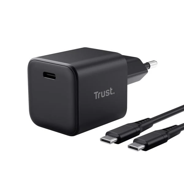 Trust 26046 Caricabatterie per dispositivi mobili Universale Nero AC Ricarica rapida Interno [26046]