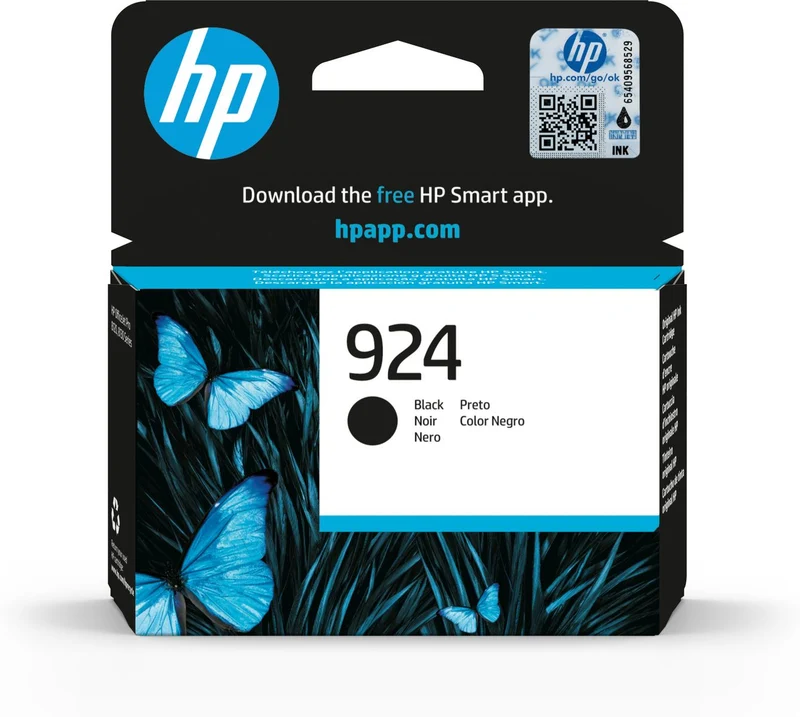 HP INK HP 924 BK ORIGINAL INK CART [4K0U6NE#301]