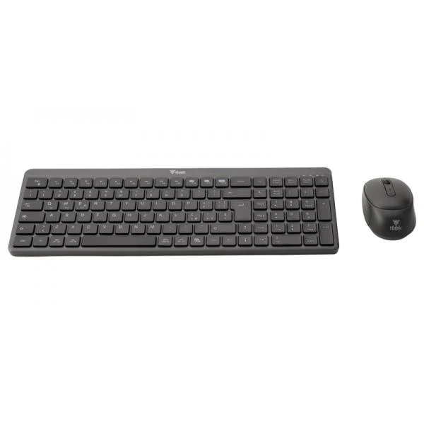 ITEK TASTIERA + MOUSE DEC WS01 WIRELESS 2.4G BLUETOOTH MOUSE OTTICO 1600DPI TASTIERA LOW [ITKMDECWS01]