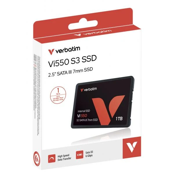 VERBATIM SSD INTERNO VI550 1TB 2,5 SATA 6GB/S R/W 520/400 [49353]