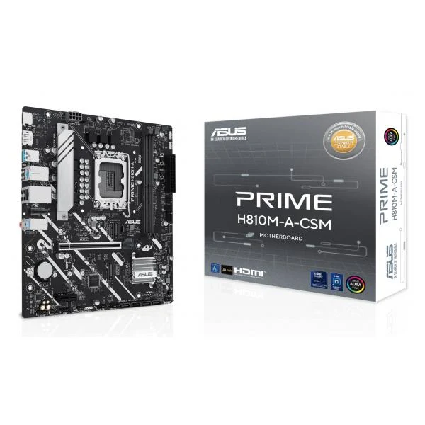 ASUS PRIME H810M-A-CSM Intel H810 LGA 1851 (Socket V1) micro ATX [90MB1KK0-M0EAYC]