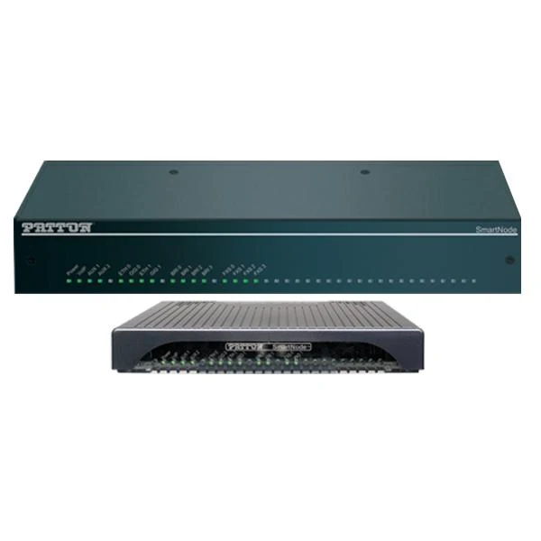 Patton SN5551/4BIS4JS8VHP/EUI, SmartNode eSBC, 4 BRI, 4 FXS, 8 VoIP Calls, 4 SIP Sessions (SIP b2b UA) (max. 256), 4 Transcoded SIP Sessions (max. 4), SIP-TLS, SRTP, High Precision 5ppm Clock, 2x Gig [SN5551/4BIS4JS8VHP/EUI]