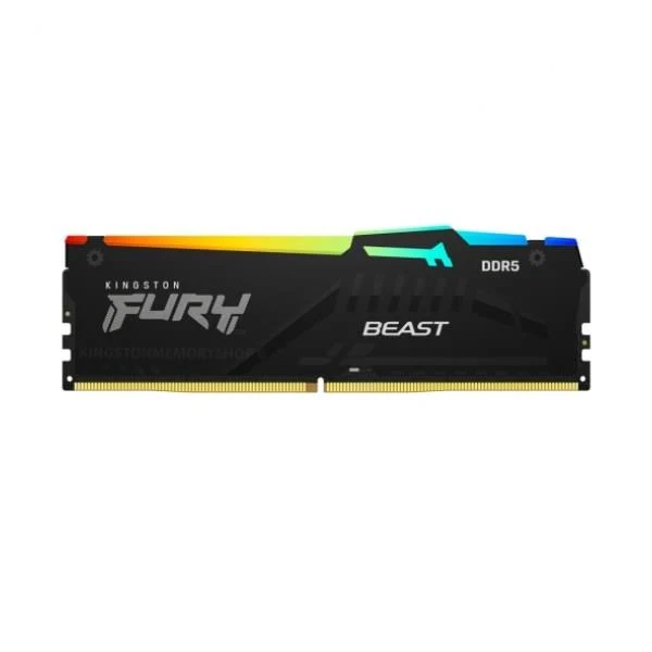Kingston Fury Beast RGB 8GB DDR5 5600MT/s Non ECC DIMM [KF556C40BBA-8]